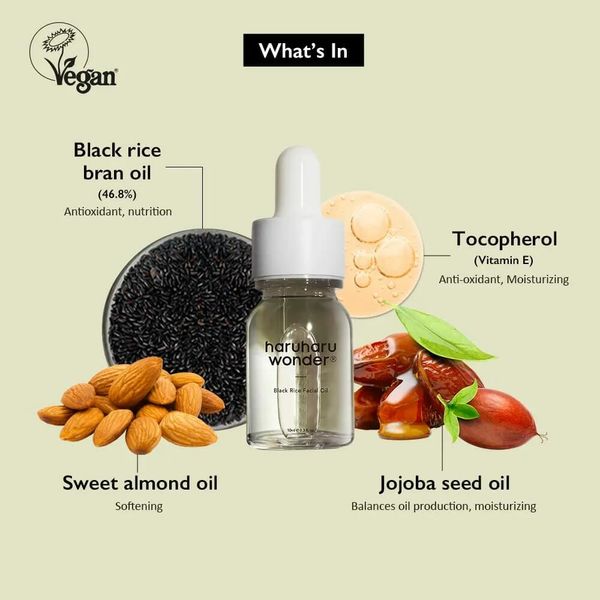 Haruharu Wonder Black Rice Facial Oil (10ml)
