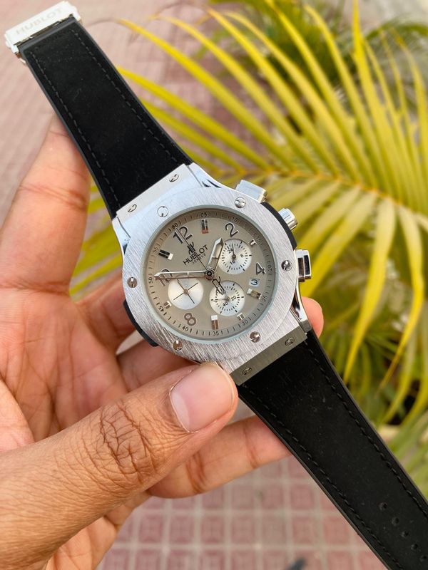 Hublot Geneve Watch Quartz Movement Chronograph Watch.