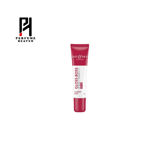 Dot & Key Gloss Boss Vitamin C + E Lip Balm with SPF 30 - Cherry Pop (12gm)