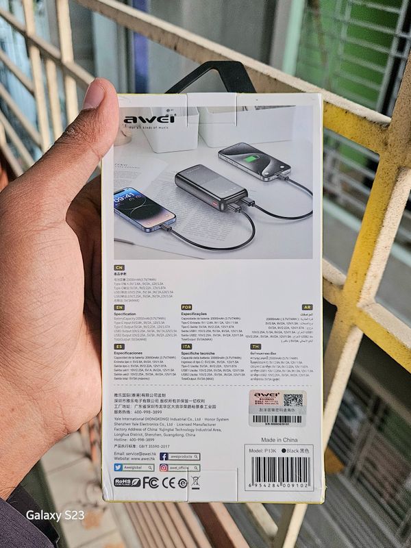 Awei P13k 20000mah 22.5w - Image 2
