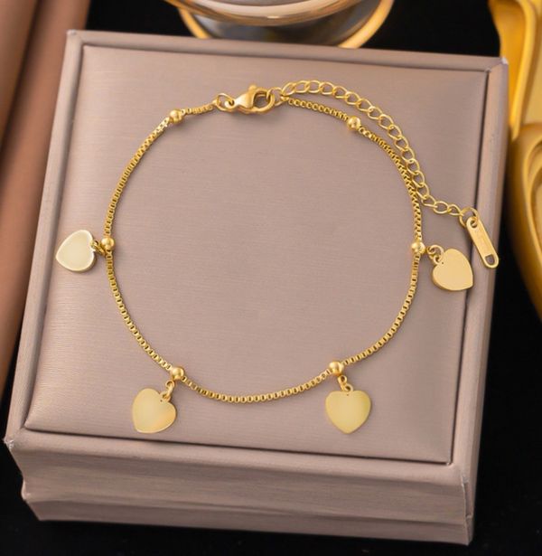 High quality gold plated anklet