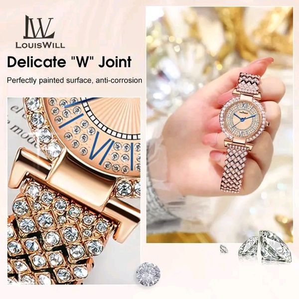 💥LouisWill Steel Strap Waterproof Wristwatch - Image 7