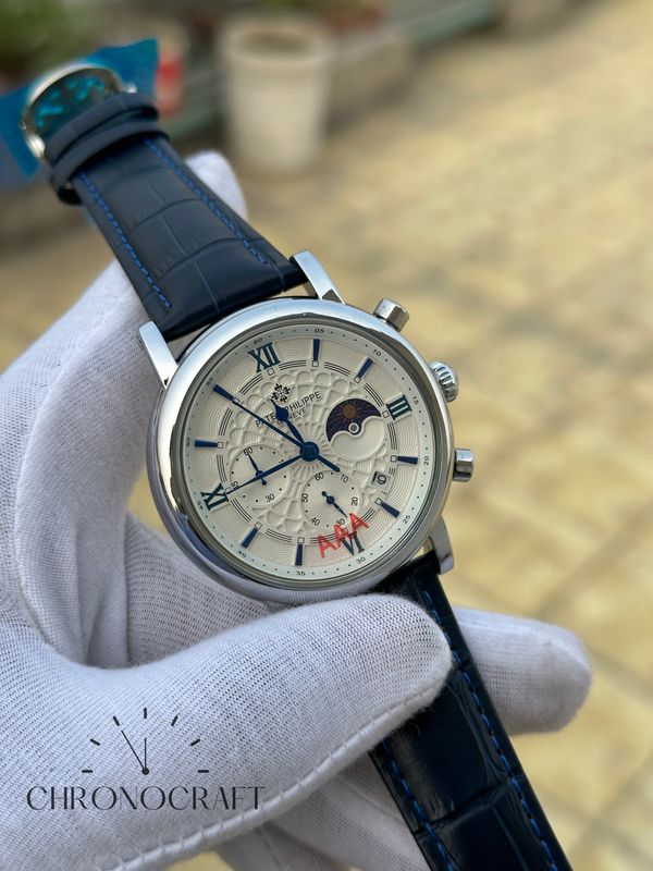 Patek Philippe Chronograph Leather strap AA