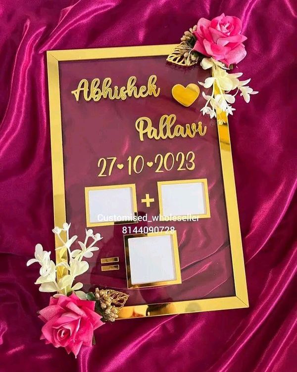 Nikah Thumb with Flower (Any Shape)