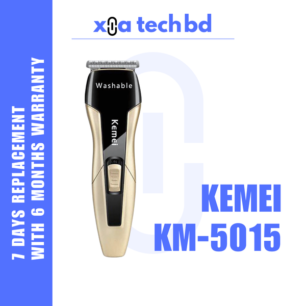 Kemei KM-5015 Professional High Quality Washable Hair Clipper