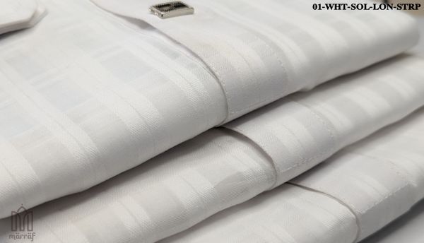 Classic White Panjabi Featuring Long Strap