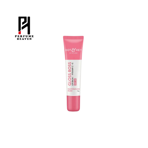 Dot and Key Gloss Boss Vitamin C + E Lip Balm with SPF 30 - Watermelon Rush (12gm)