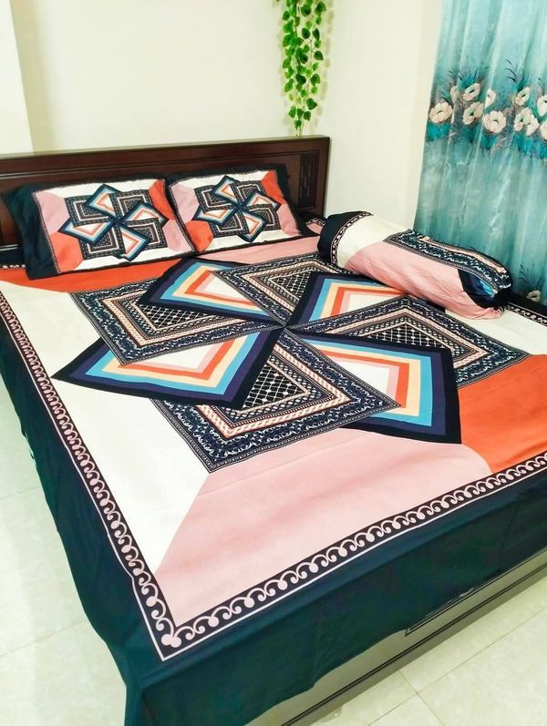 এক ফুলের বিছানার চাদর