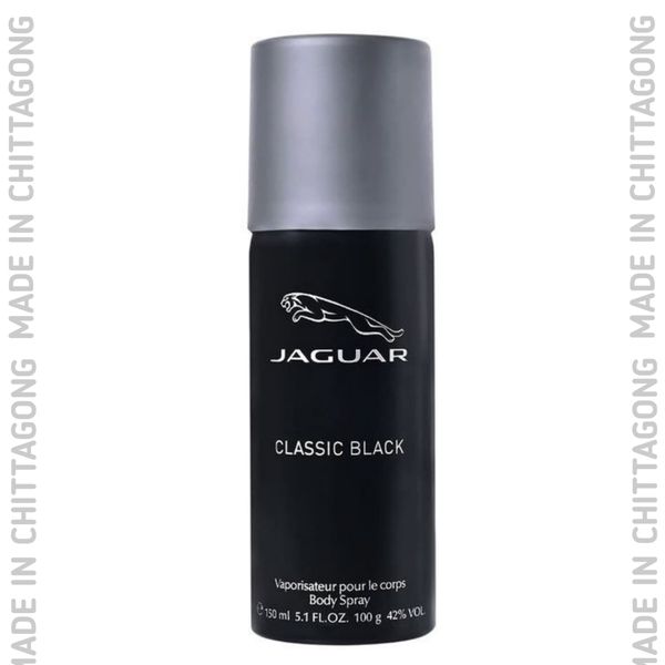 Jaguar Men's Classic Black Body Spray - 200ml