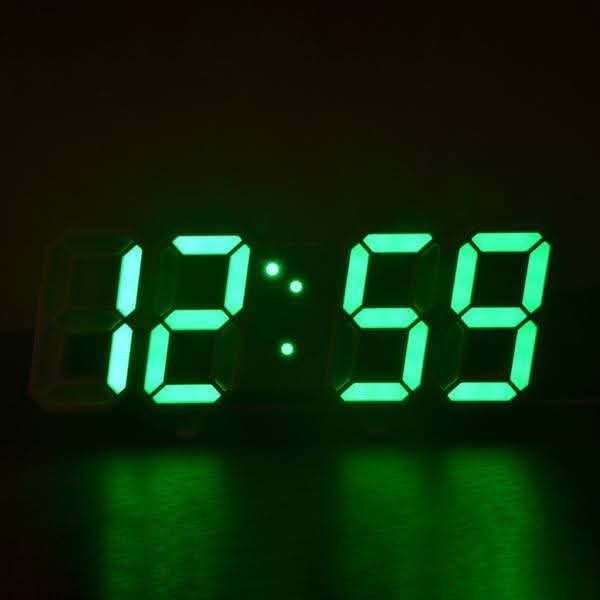 3D digital clock