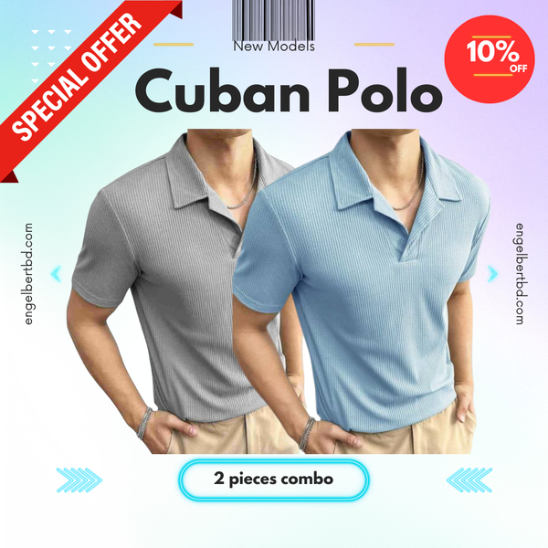 2 pices combo Premium Cuban Polo 03
