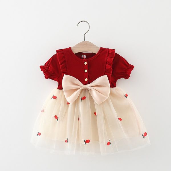 🎀 Cute Baby Girl Dress – Summer Mesh & Fashion Style