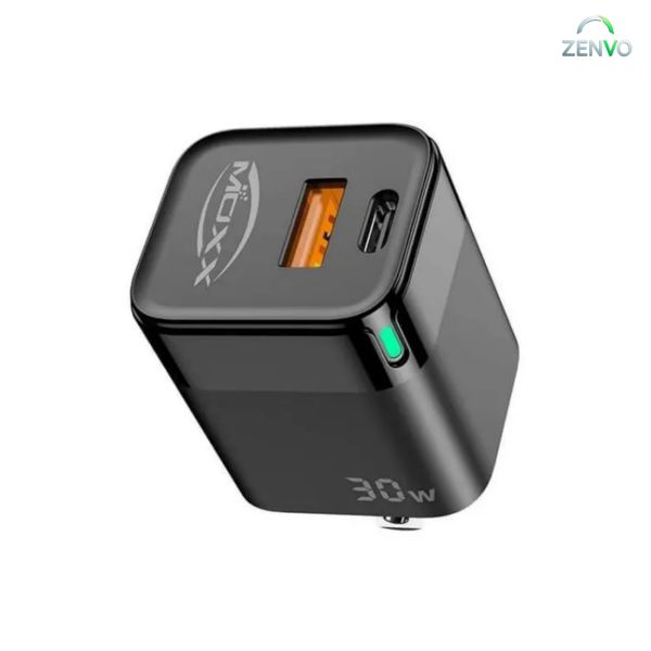 MOXX MC30 Power PD 30W Adapter Type-C & USB+A Port