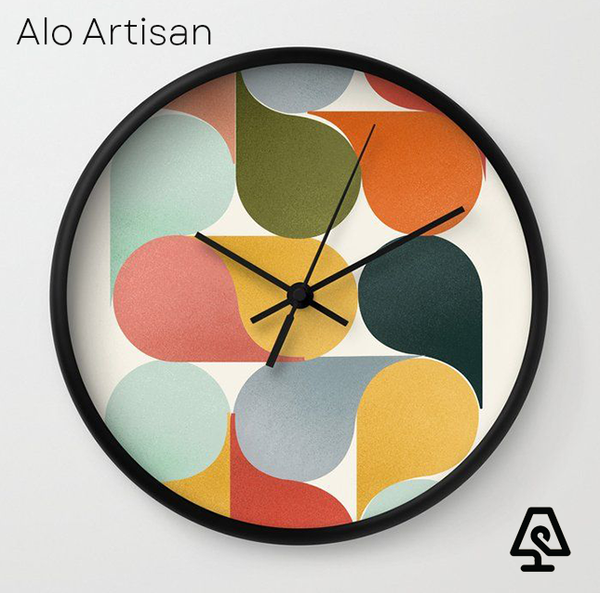 Flowing Hands Wall Clocks