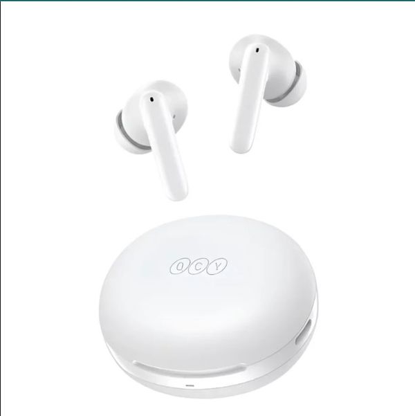 QCY T13 ANC 2 Truly Wireless Earbuds – White Color