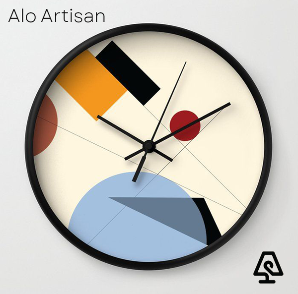 Nude pattern wall clock