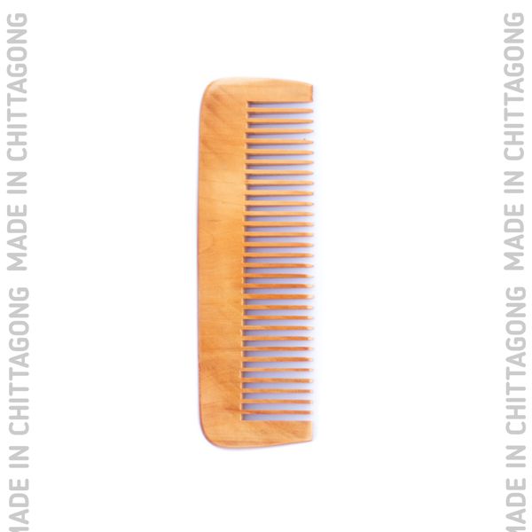 Wooden Comb Non Handle Bar - কাঠের চিরুনি