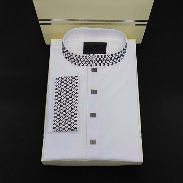 White Embroidery Panjabi
