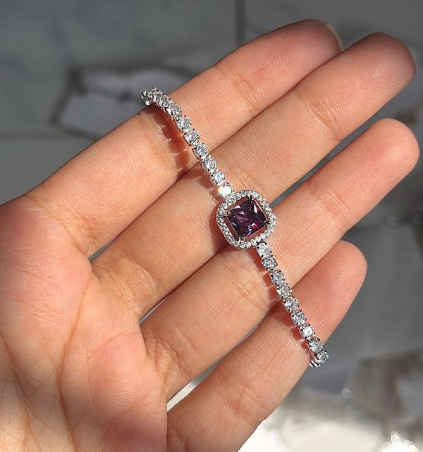 Zircon adjustable bracelet