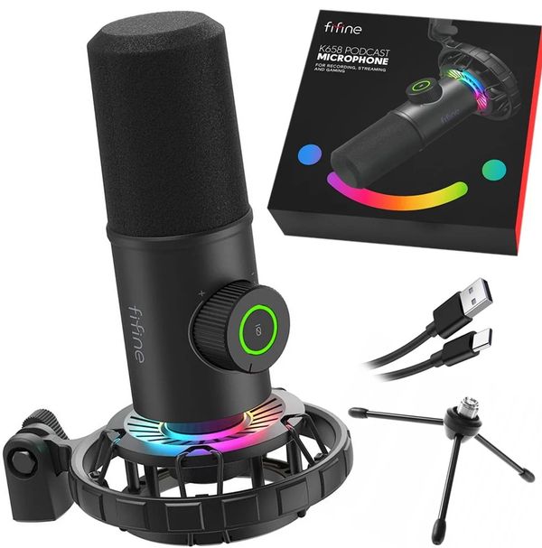 FIFINE K658 USB Dynamic Microphone