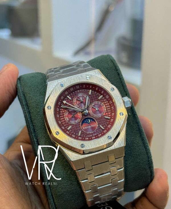AUDEMARS PIGUET PERPETUAL CALENDAR BURGUNDY DIAL