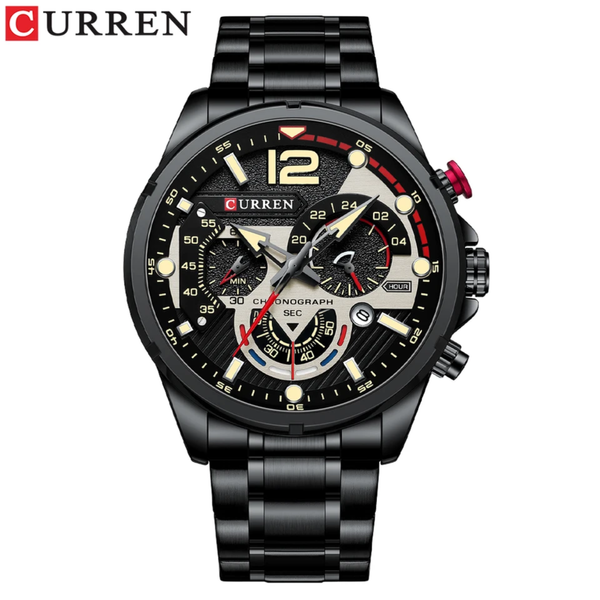 Curren 8395 Black Men’s Watch Price in Bangladesh