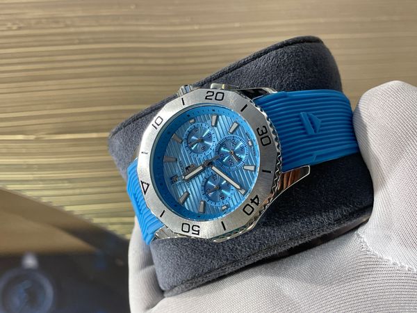 TAG AQUARACER TIFFANY STRIP DIAL SILVER CASE TIFFANY BELT