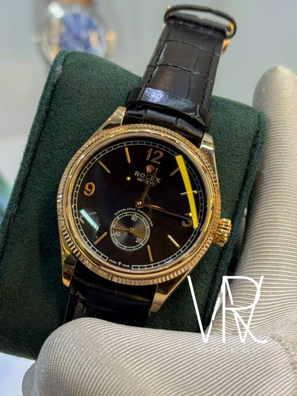 ROLEX CELLINI BLACK DIAL
