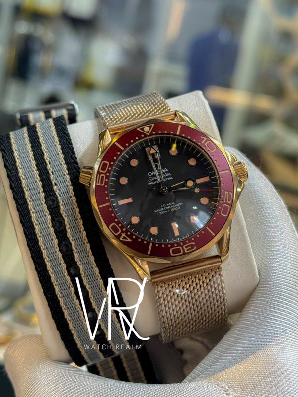 OMEGA SEAMASTER 007 ROSE TITANIUM