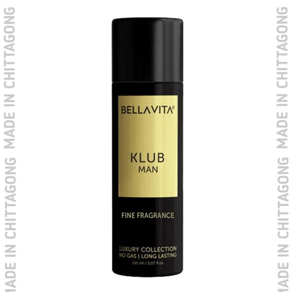 Bellavita KLUB Man Fine Fragrance Luxury Body Spray