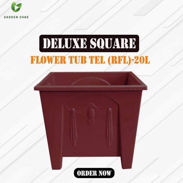 Tel (RFL) Deluxe Square Flower Tub 20L