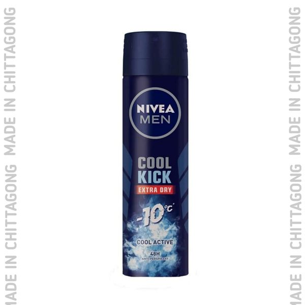 Nivea Men Deodrant Cool Kick Spray (150ml)