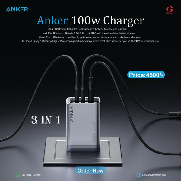ANKER 100W B121B Charger