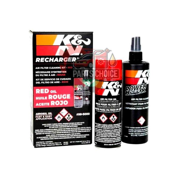 K&N RECHARGER AIR FILTER CLEANING KIT-99-5000