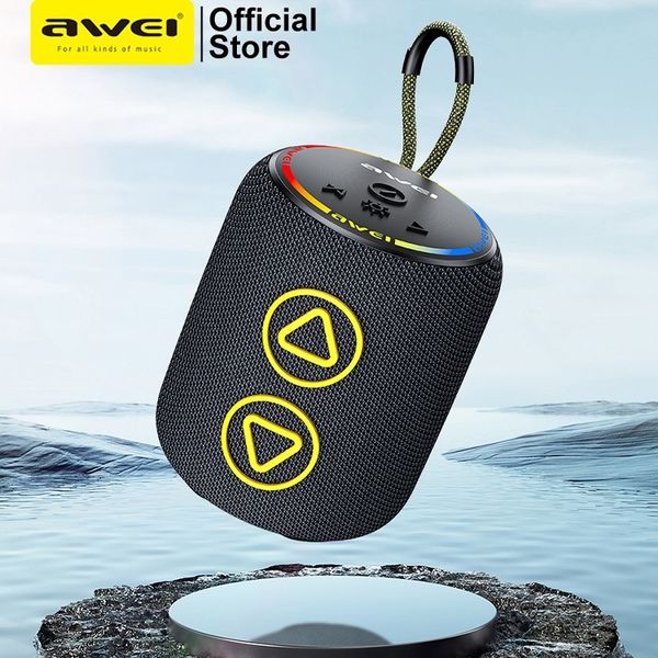 AWEI KA13 Mini Portable Outdoor Wireless Dynamic RGB Bluetooth Speaker
