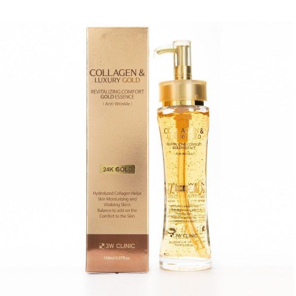 3w Clinic Collagen & Luxury Goad Revitalizing Comfort Gold Essence 150 ml