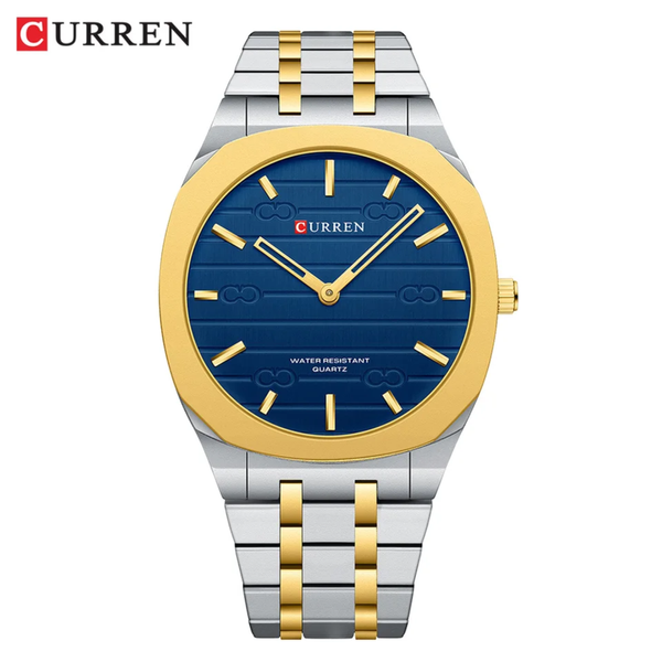 Curren 8444 Two-Tone Blue Men’s Watch Price in Bangladesh