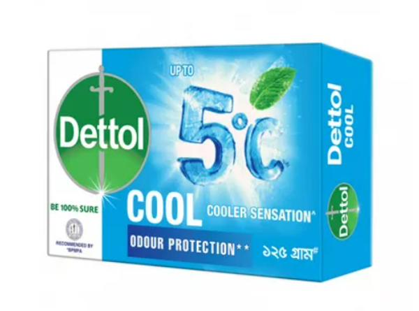 Dettol Bathing Soap Bar Cool 125 gm