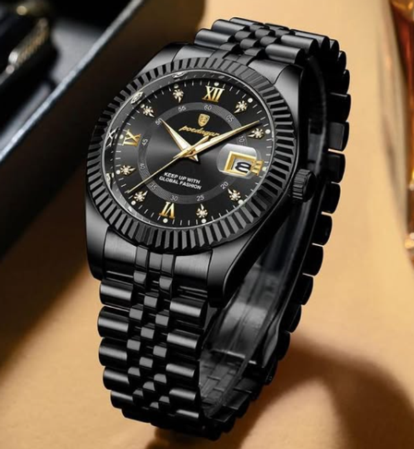 100% Original Waterproof Poedagar 910 Model Fashion Watch for Men.