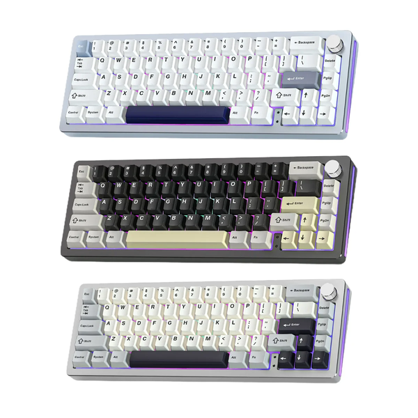 YUNZII AL66 Knob CNC Aluminum Wireless Mechanical Keyboard