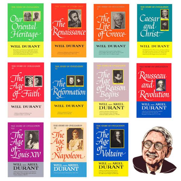 The Story of Civilization by Will Durant - Full 11-Volume Set