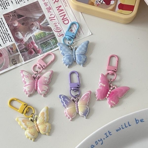 Butterfly keyrings 💖
