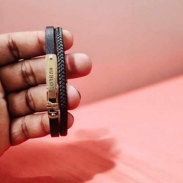 22mm Anchor Desgin Black Color Leather Bracelet Stainless Steel Retro Style Bracelets Boyfriend Gifts pulsera hombre
