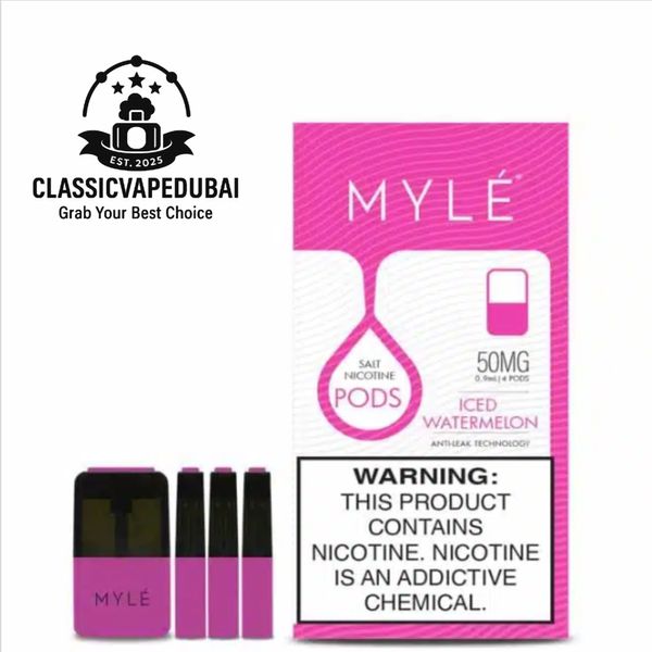 BEST MYLE PODS DUBAI V4 ICED WATERMELON
