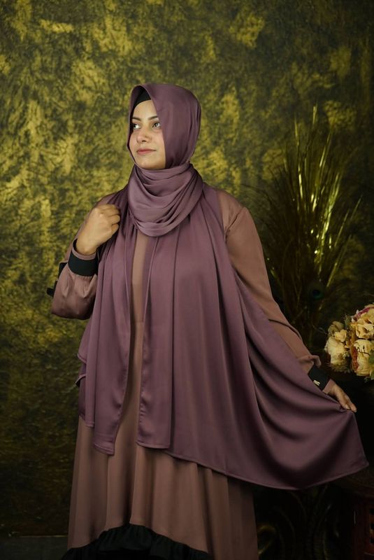 Premium Zafran silk hijab