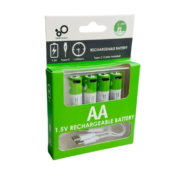 SmarToools RB40 AA 1.5V 750 mWh Rechargeable Battery (4Pcs Set)