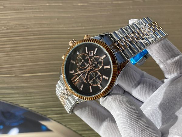 MK CHRONO TT ROSE GOLD BLACK DIAL