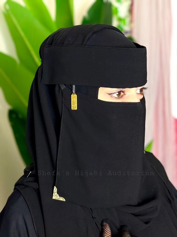 Calligraphy Hudi Long Pendent Nikab