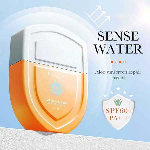 Bioaqua Aloe Vera Sunscreen Spf60+ Pa+++ – 40g