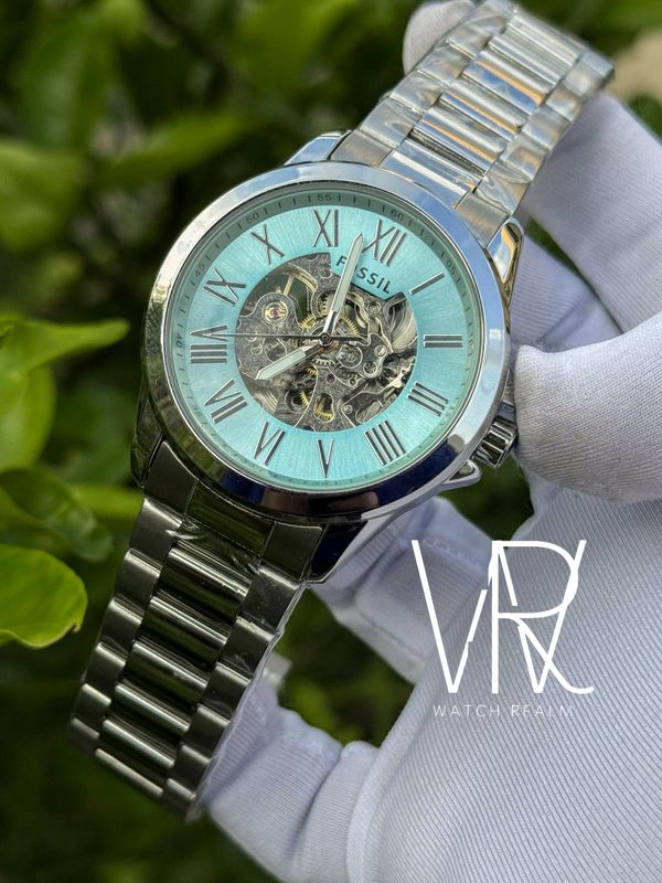 FOSSIL AUTO CHAIN TIFFANY DIAL